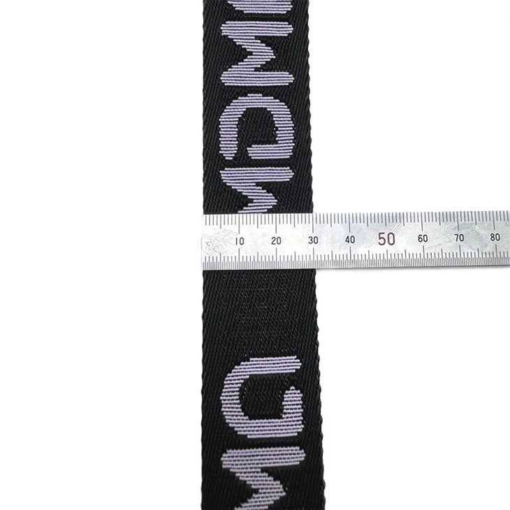Polyester Jacquard Webbing With Luminous Logo